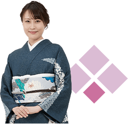 着物を着ている女性